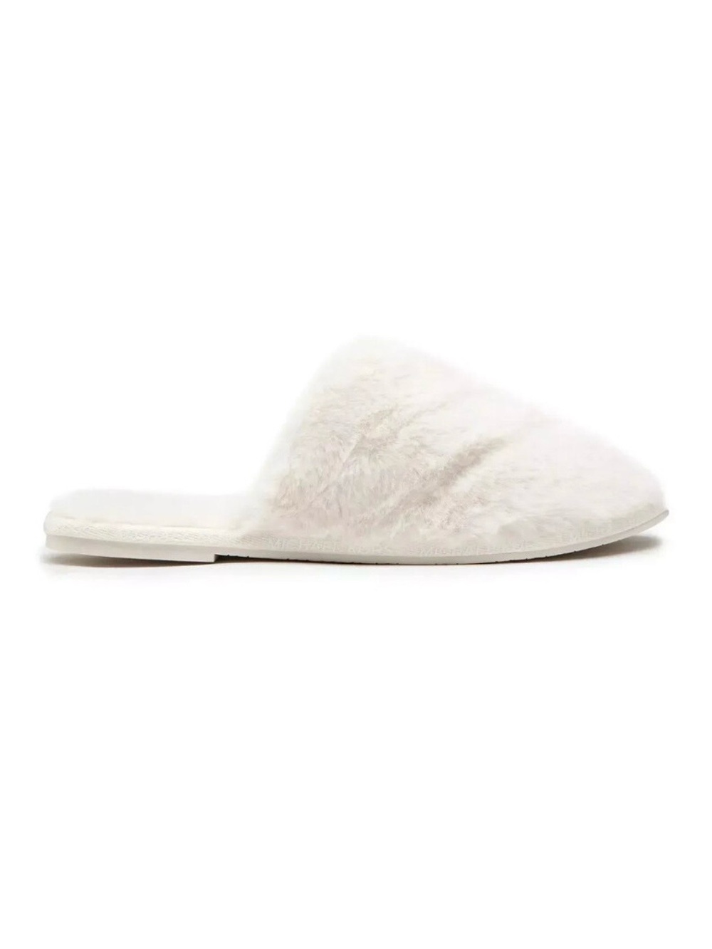 Michael Kors Frieda Slippers Faux Fur Light Cream Women’s Size 8M